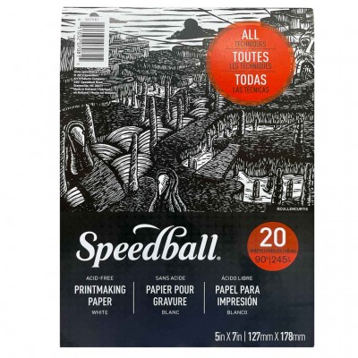 Bloc de papel para grabado Speedball 12,7x17,8cm