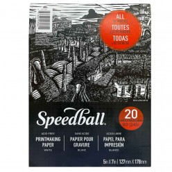 Bloc de papel para grabado Speedball 12,7x17,8cm