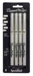 Set de Rotuladores de Caligrafía Elegant Writer Negros