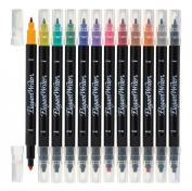 Set de Rotuladores de Caligrafía Dual-Tip 12 Colores