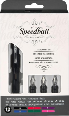 Set de Pluma Estilográfica y Cartuchos Speedball