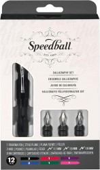 Set de Pluma Estilográfica y Cartuchos Speedball