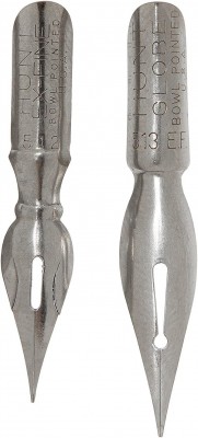 Blister Plumillas Puntiagudas Speedball #512 y #513 EF ( BOWL - POINTED)