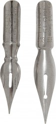 Blister Plumillas Puntiagudas Speedball #512 y #513 EF ( BOWL - POINTED)