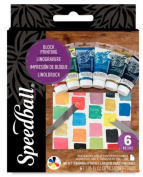 Set 6 Tintas Impresión en Relieve Base Agua