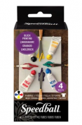Set 4 Tintas Impresión en Relieve para Tela