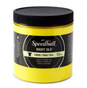 Tinta serigrafia textil Speedball 237 ml Night Glo Yellow