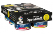 Set Opaque 6 tintas serigrafia textil Speedball 118 ml