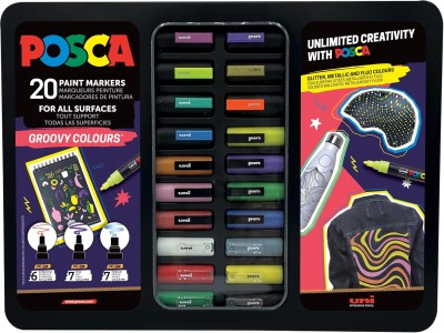 Maletín POSCA Groovy Colours