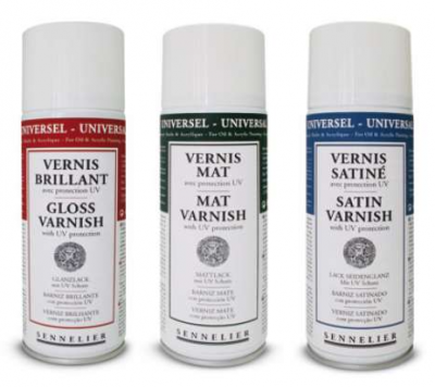 Sennelier Barniz Spray Brillante 400ml