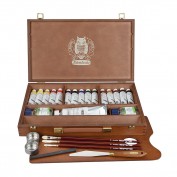 Caja de madera Schmincke Mussini de pintura al óleo 70615