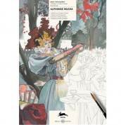 Libro de Arte para Colorear Alphonse Mucha