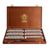 Caja de madera Schmincke 50 tubos de acuarelas supergranuladas