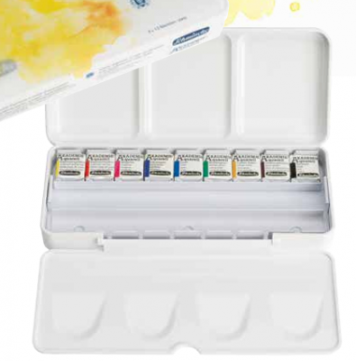 Schmincke Akademie Caja metálica 9 1/2 godets