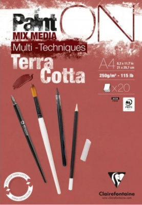 Paint On Terracota Multi Técnicas Bloc A4