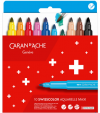 10 Rotuladores gruesos de acuarela Caran d'Ache Swisscolor