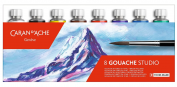 Caja 8 Tubos 10ml Gouache Caran d'Ache
