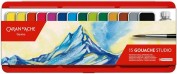 Estuche metálico de 15 colores Gouache Caran d'Ache