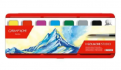 Estuche metálico de 8 colores Gouache Caran d'Ache