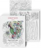 Libro Ilustraciones para colorear Esprit des Forets Caran d'Ache
