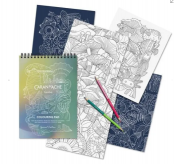 Bloc de Notas A5 con 20 Dibujos para Colorear Caran d'Ache