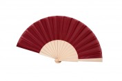 Abanico para pintar burdeos