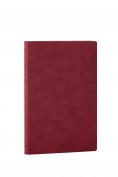 Libreta cosida y de tapa flexible Burdeos