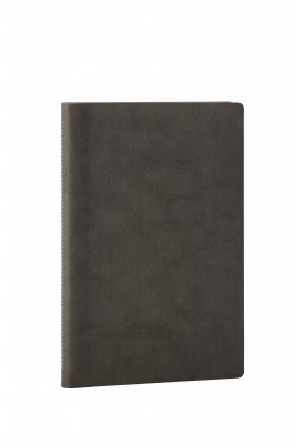 Libreta cosida y de tapa flexible Gris oscuro / Antracita