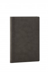 Libreta cosida y de tapa flexible Gris oscuro / Antracita
