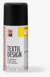 Spray Pintura Textil Marabu Negro 150ml