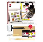 Set Pintura Textil Soft Linol Printing & Colouring Marabu	