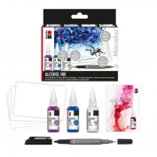 SET UNDERWATER TINTA  AL ALCOHOL MARABU