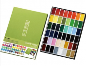 Gansai Caixa d'acuarel·la amb 48 godets gegants