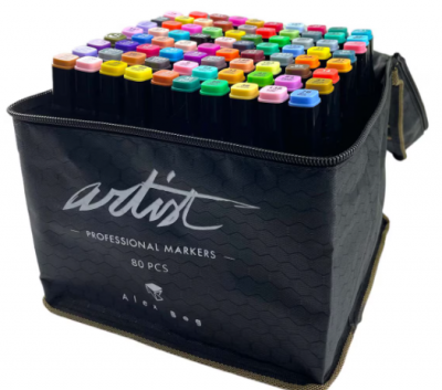 SET ROTULADORES DE ALCOHOL 80 PIEZAS ALEX BOG