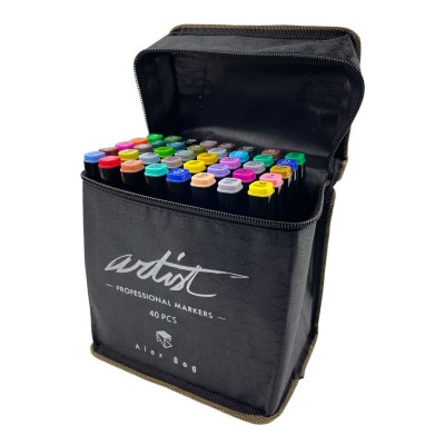 SET ROTULADORES DE ALCOHOL 40 PIEZAS ALEX BOG