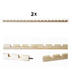 2 Bastidores Madera para Seda extensible 100cm