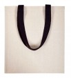 Bolsa de algodón Helios asas negro