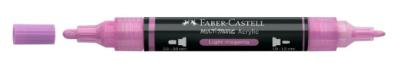 Rotulador acr&iacute;lico multisuperficie Faber-Castell Magenta Claro