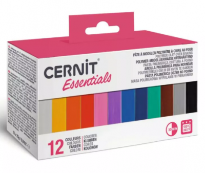 Set arcilla polim&eacute;rica 12 Cernit Essentials