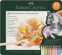 L&aacute;pices Colores Faber Castell Polychromos 20 nuevos colores