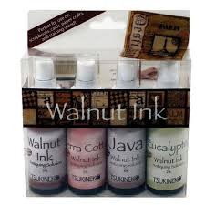 Set 4 Tintas Walnut Ink