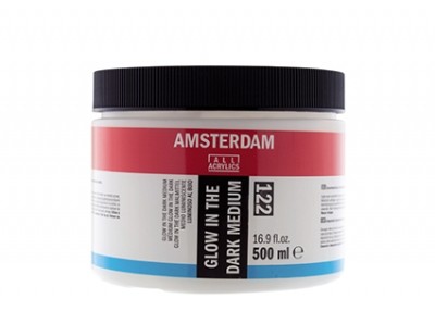 Gel Medium Amsterdam 122 Pintura Glow in the Dark 500 ml