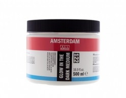 Gel Medium Amsterdam 122 Pintura Glow in the Dark 500 ml