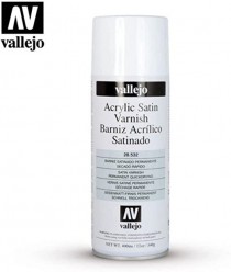 Vallejo Barniz Spray Satinado 400ml