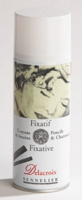 Sennelier Fijador Delacroix Carbón 400 ml