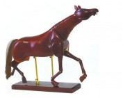 Caballo articulado de madera 40 cm A12502