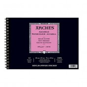 Papel acuarela Arches Bloc 23x31 Grano Satinado 12 hojas