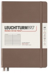 Leuchtturm1917 Bloc Medium Note Book A5 Líneas Horizontales - Marrón Topo