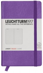 Leuchtturm1917 Bloc Medium Note Book A5 Líneas Horizontales - Lila