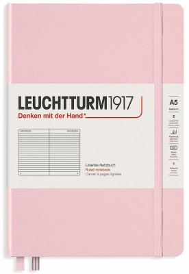 Leuchtturm1917 Bloc Medium Note Book A5 Líneas Horizontales - Rosa